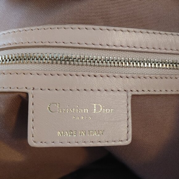 Dior Pink Quilted Cannage Panarea Tote / Bag - Picture 4 of 14